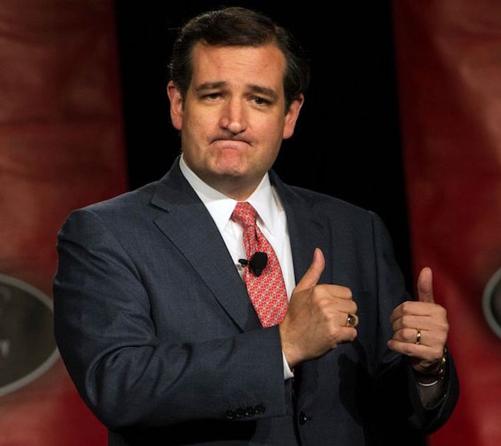 Ted Cruz Finally Manages To Be Kind Of A Mensch, For Once In His Awful Life
