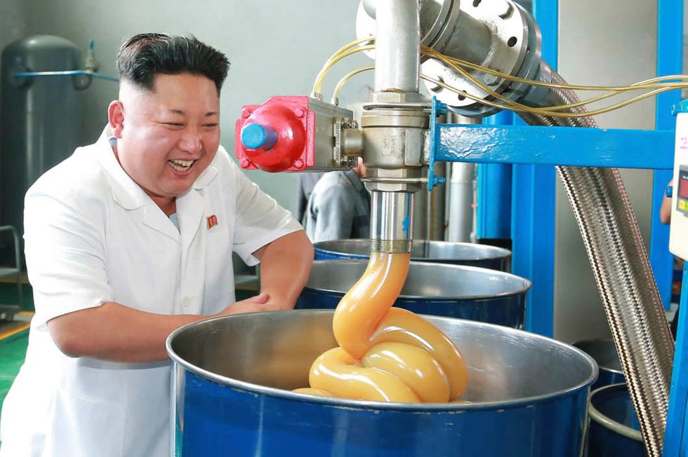 Glorious Leader Cures Cancer Forever with Evian