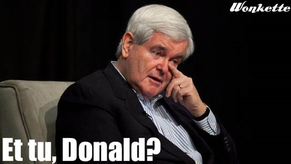 Donald Trump Names Mike Pence As His One True Veep, Newt Gingrich Sulking On The Moon
