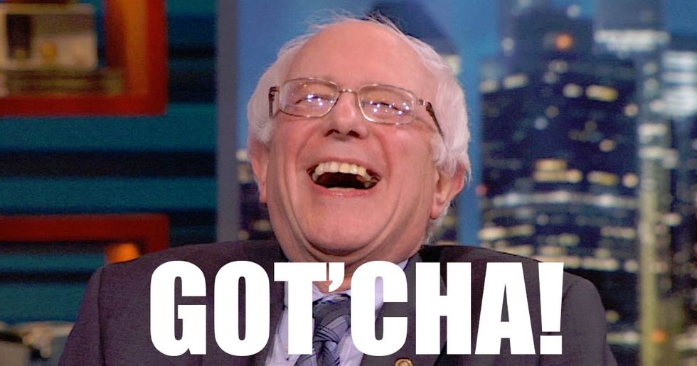 Bernie Sanders Is Bought-And-Paid-For Corporate Sell-Out Shillary For Hillary Now. (OR IS HE?)
