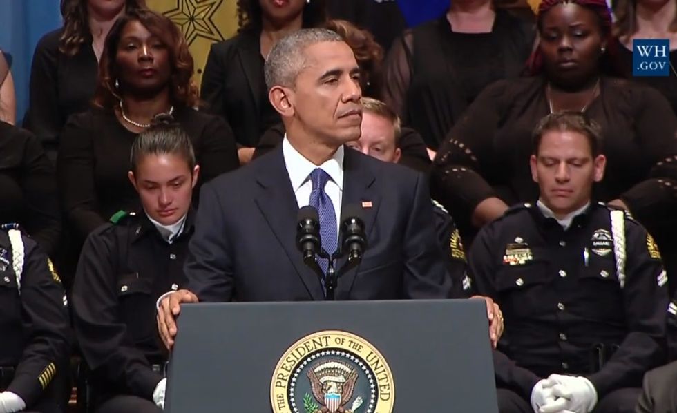 Barack Obama Says 'We Are Not As Divided As We Seem' And We Even Believe It For A While