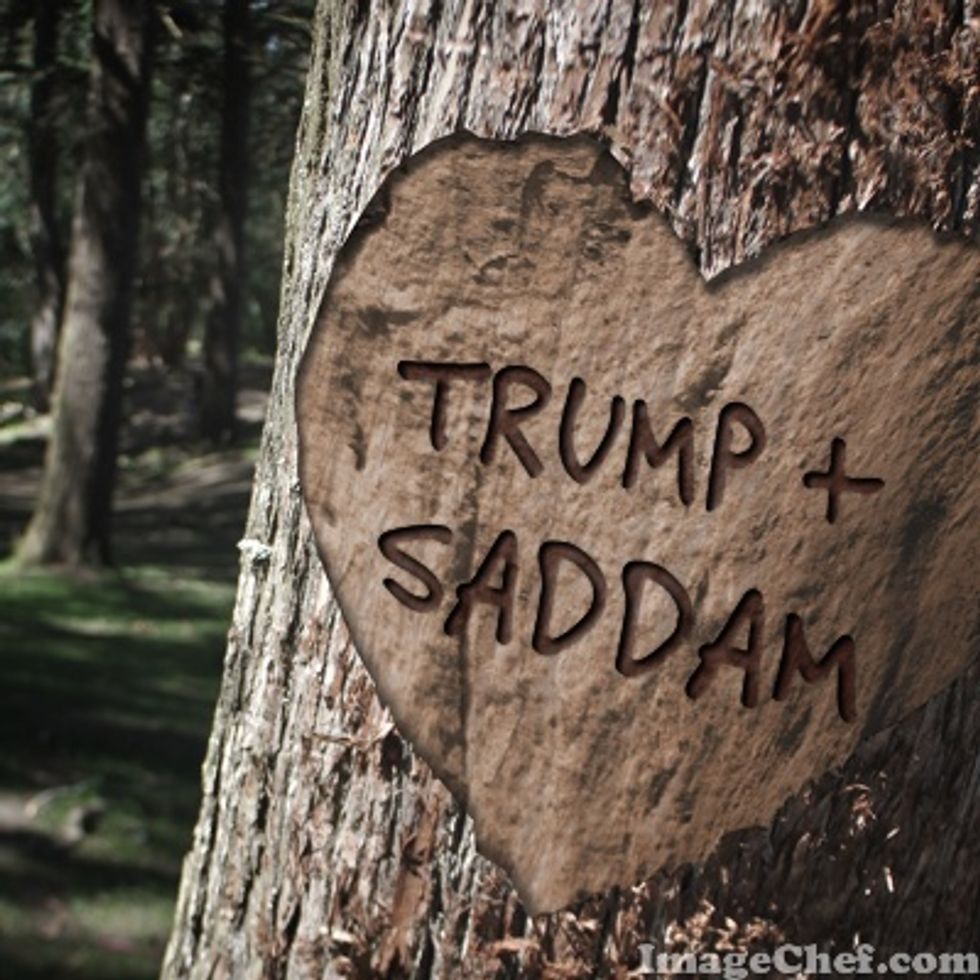 Donald Trump Hearts Saddam Hussein