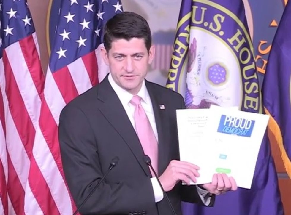 Paul Ryan SO MAD At Disrespectful Dems And Their Terrible Horrible Sit-In