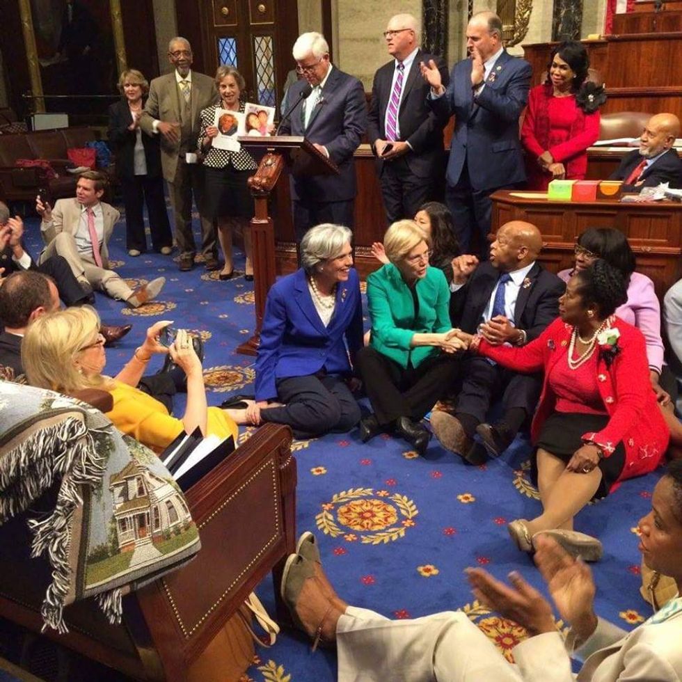 House Democrats, Led By John Lewis, Throwing The F*ck Down