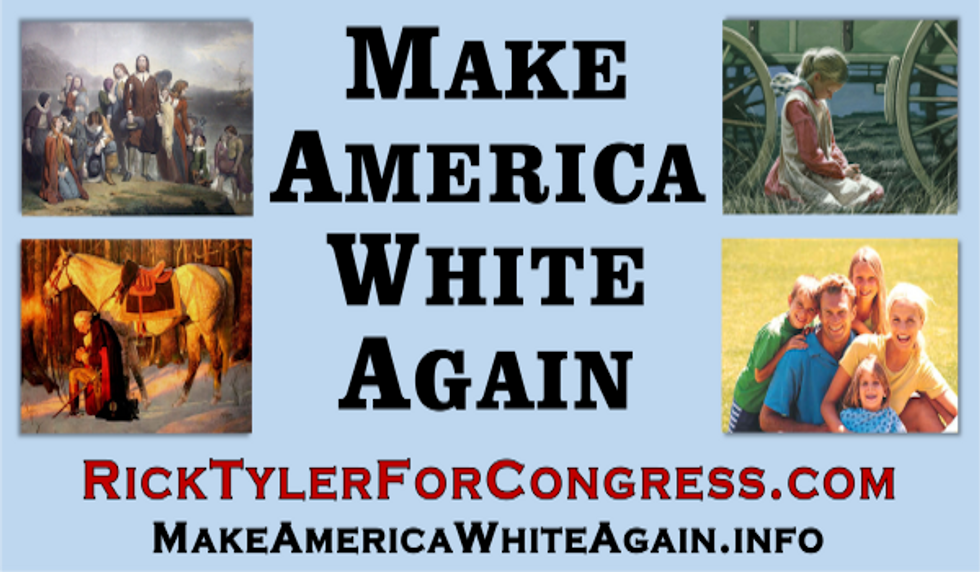 Tennessee Congressional Wannabe Will 'Make America White Again' Like On Nick At Nite