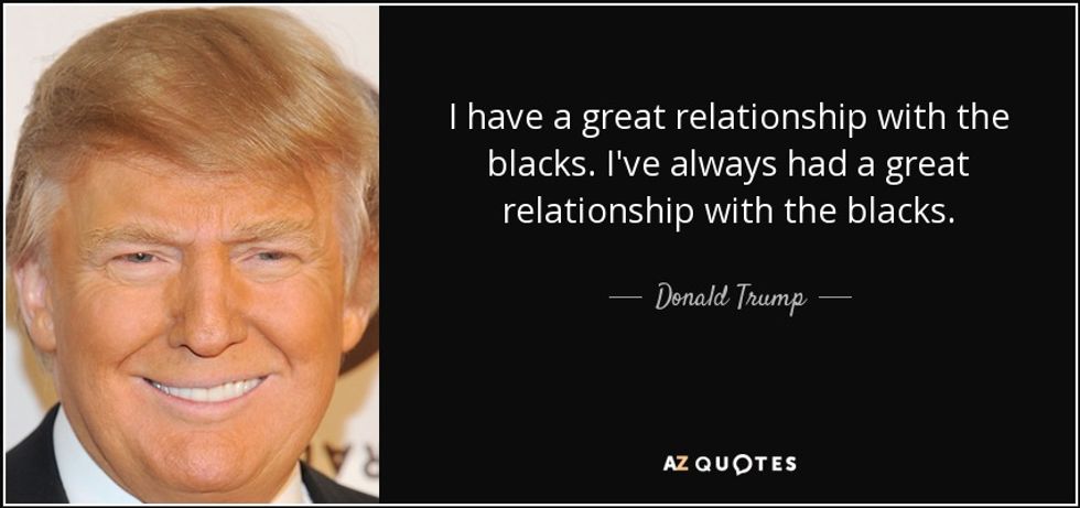 Watch Donald Trump Wishing He Was 'A Black' Because They Have It So Much Easier