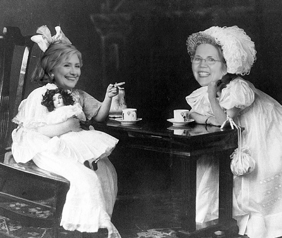 Hillz And Liz Warren Braid Each Other’s Hair, Plan World Domination (Probably)