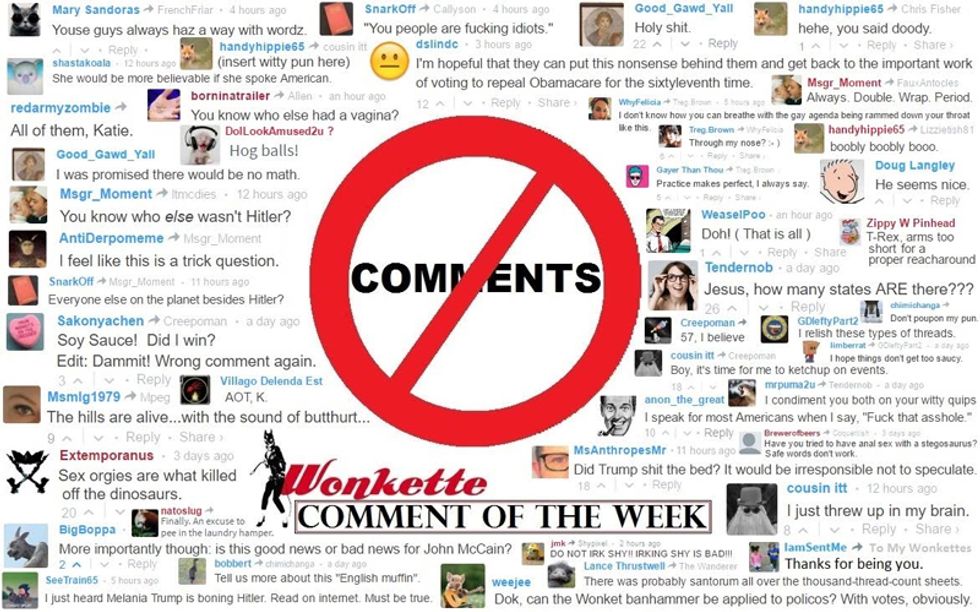Your Comment Of The Week Nails Gay Marriage Right In Its Butt