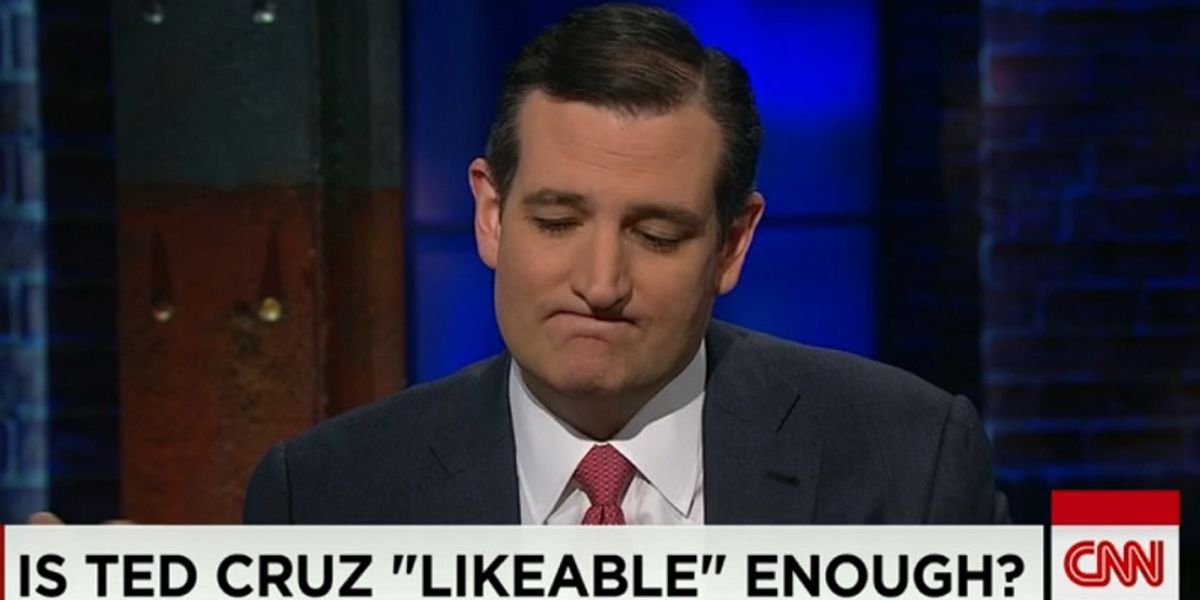 Ted Cruz's Grubby, Foreign-Born Hands Feeling Spanky Again