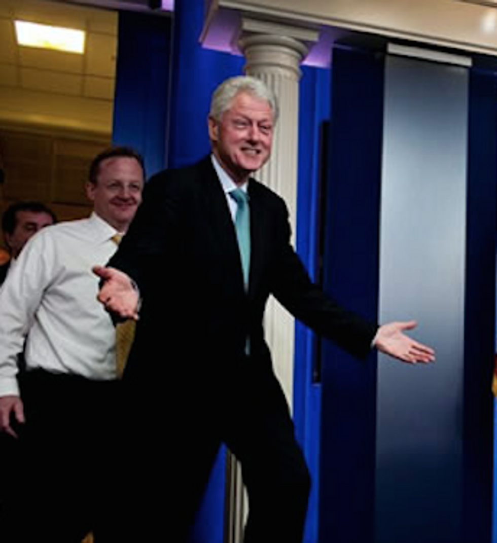 Bill Clinton Debates Brody For Half An Hour In A Diner. Classic Bill Clinton! Classic Brody!