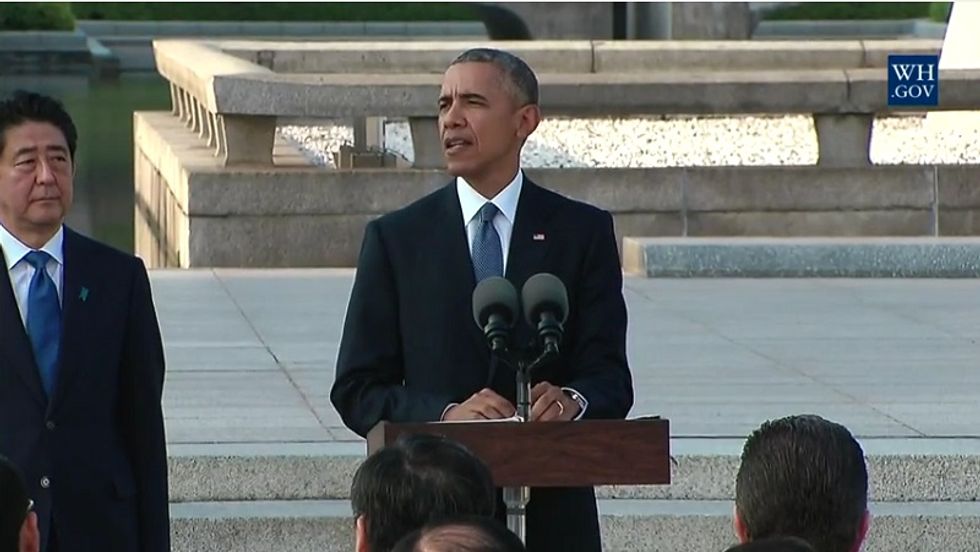 Obama Gives Thoughtful, Reflective Speech In Hiroshima, Wingnuts Be Damned