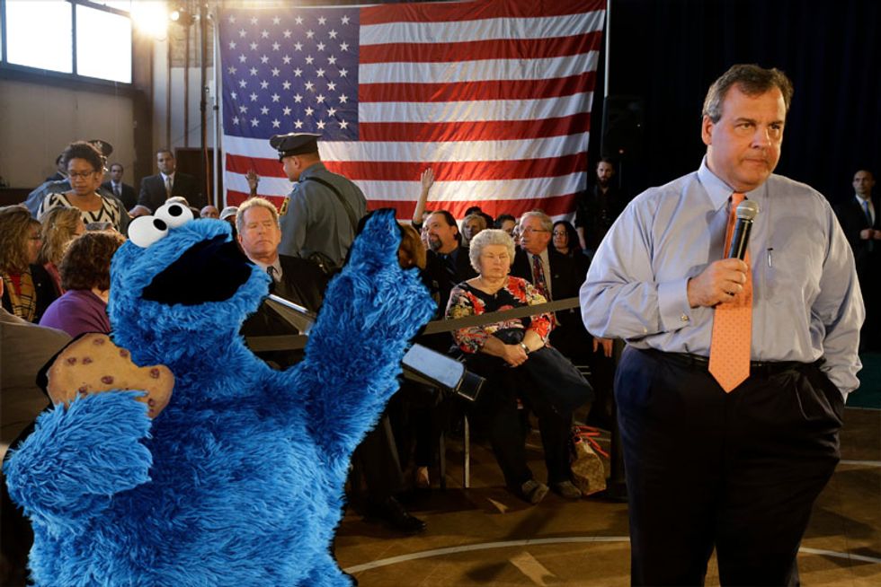 Trump Snatches Oreos From Chris Christie's Slavering Maw