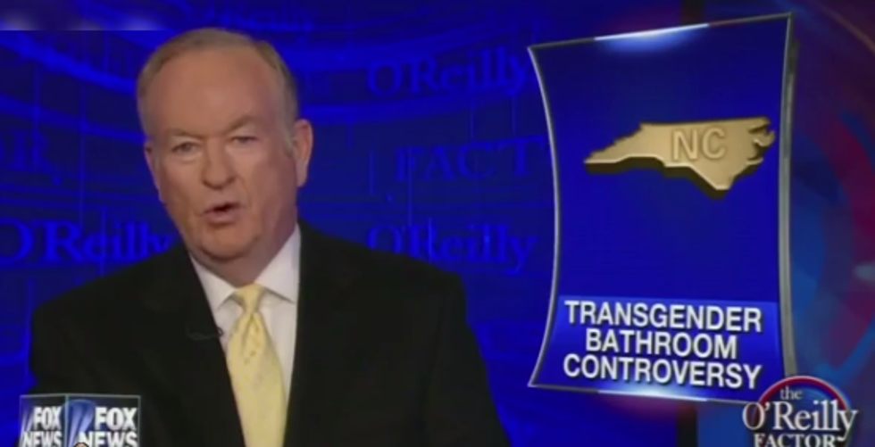 Bill O'Reilly's Falafel Thingie Distressed By All The Dicks In The Girls' Locker Room