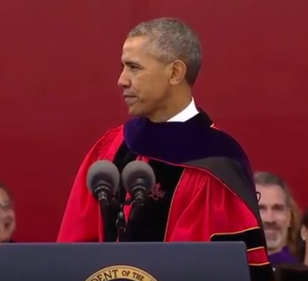 The 5 Best Times Obama Called Everybody A Dumbass In His Rutgers Commencement Speech