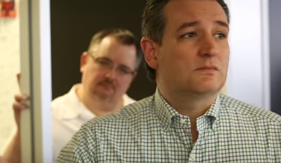 Ted Cruz’s Stupid Face Punchable Even When He’s Crying