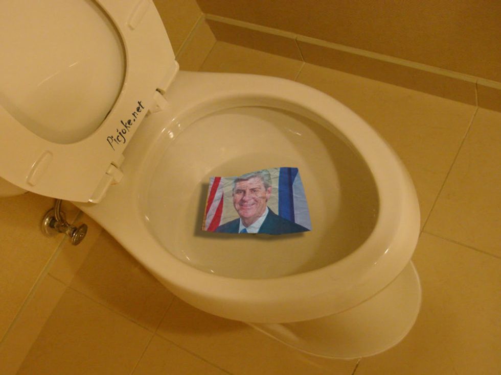 Mississippi Governor Tired Of You Discriminating Against His Shiny New Jim Crow Laws For Homos
