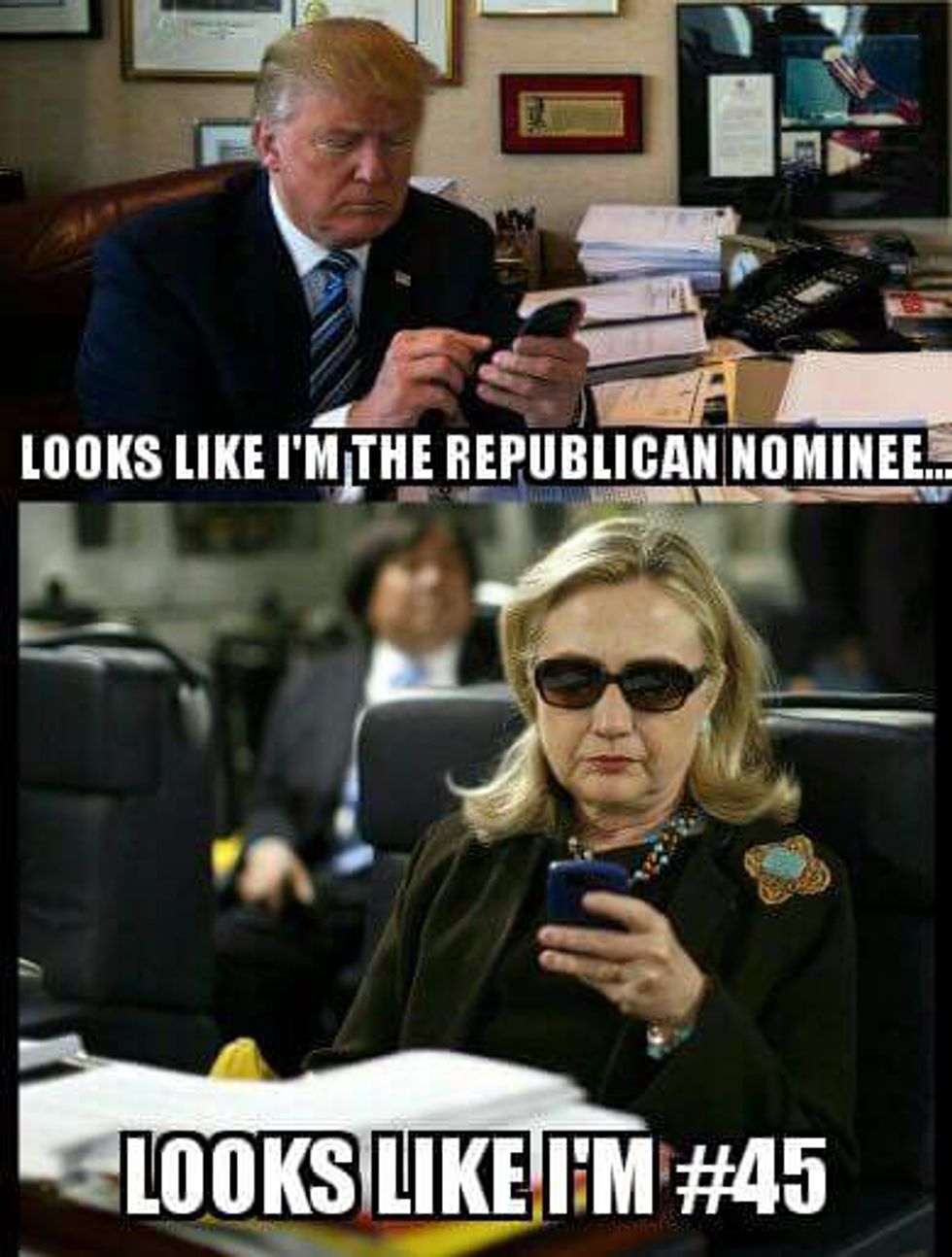 Hillary Clinton Ads Just A Bunch Of Clips Of Donald Trump Schlonging Himself In The Mouth