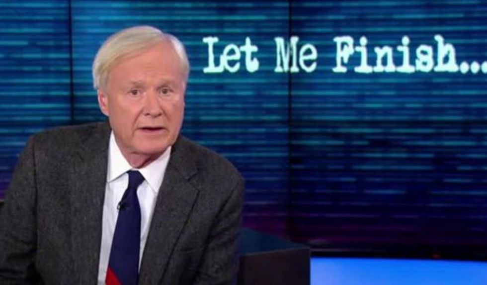 Chris Matthews Can't Stop Staring At Melania Trump, Will Be In His Bunk