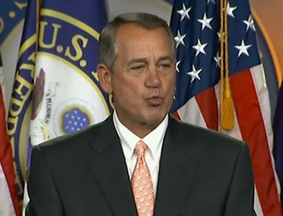 John Boehner: Kiss Your Homeland Security Goodbye, America