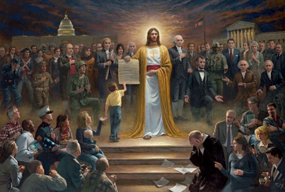 Ted Cruz's Fundie Dad Thinks God Did Bang-Up Job Writing U.S. Constitution