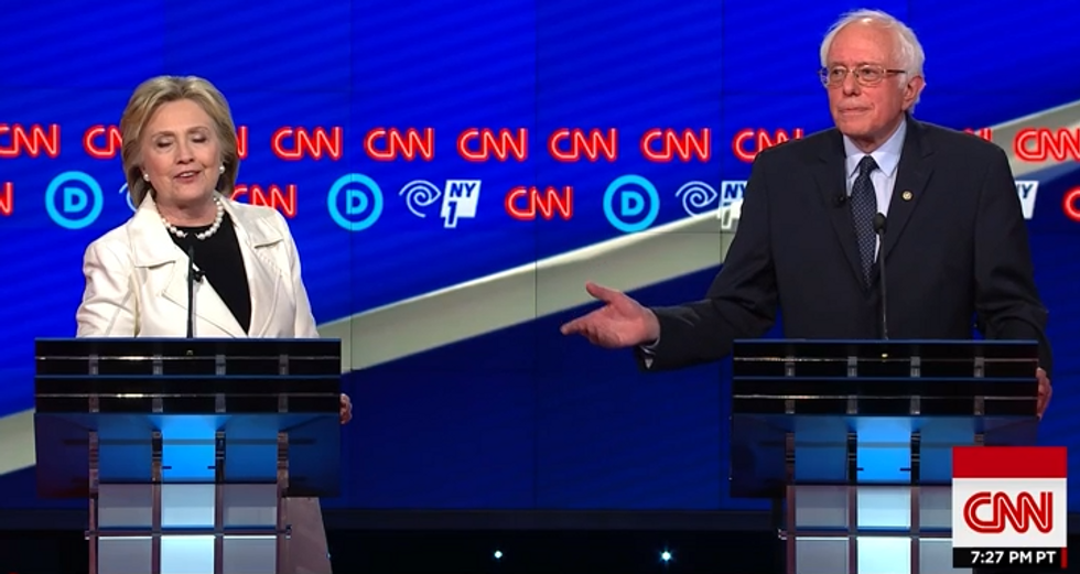 BERNIE AND HILLARY AGREE LOUDLY AT EACH OTHER FOR TWO SHOUTY HOURS!