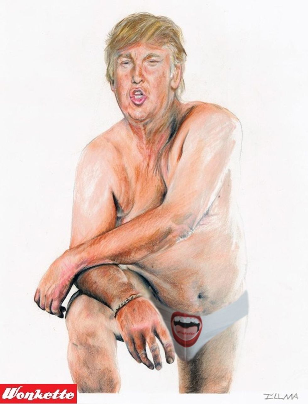Donald Trump Rises Firm And Hard To Sue Artist Who Painted Him With Itty-Bitty Peener