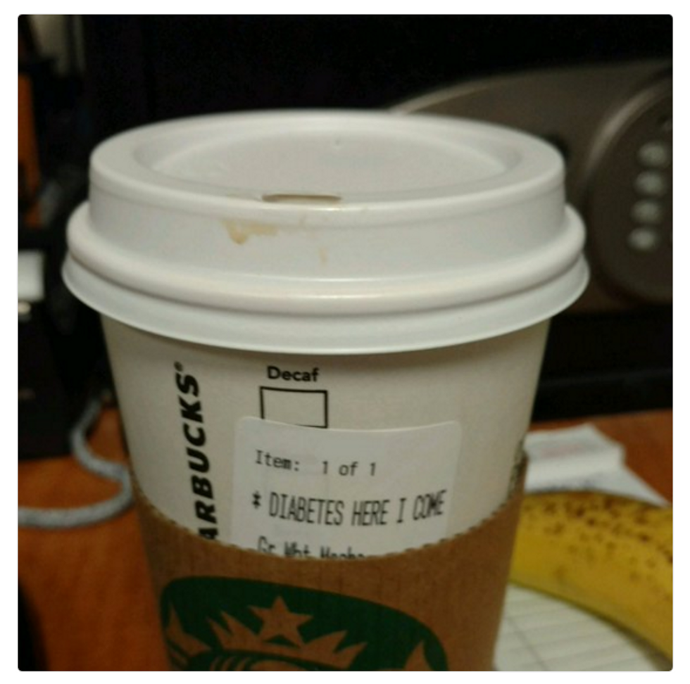 Maybe Don't Joke About Customers Getting Diabetes, Starbucks Baristas