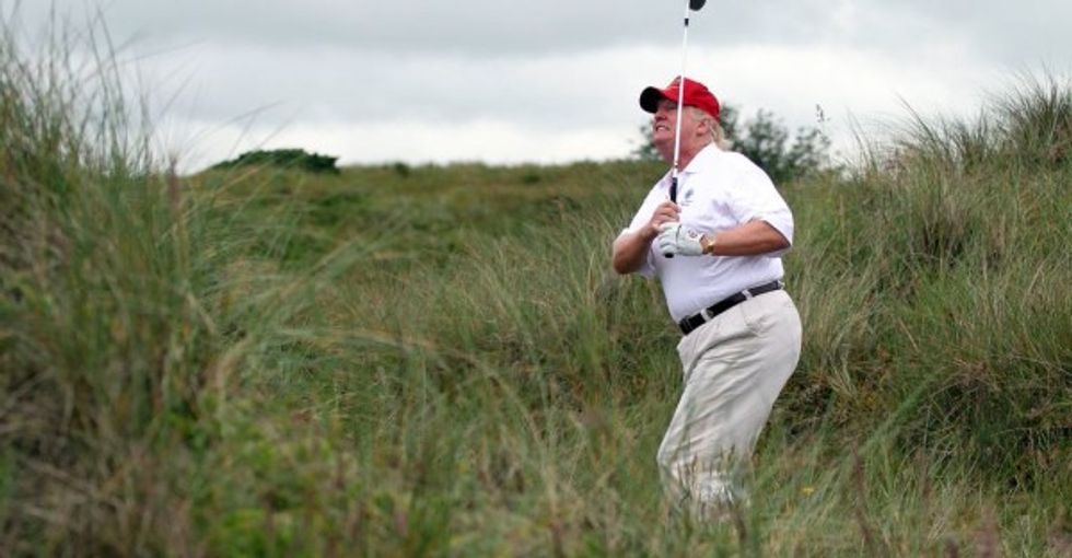Turns Out Donald Trump's Idea Of Charity Involves A Lot Of Golf