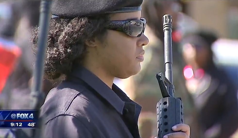 White Idiots With Guns Meet Black Panthers With Guns, Retreat And Declare Perfect Victory