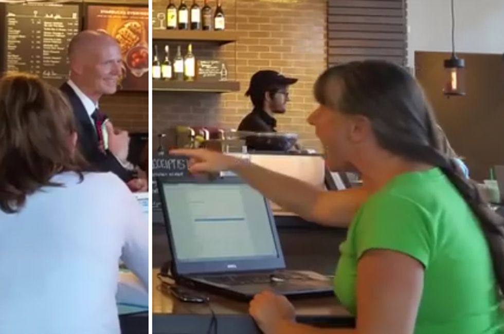Florida Woman Scalds Rick Scott In Starbucks, With Words