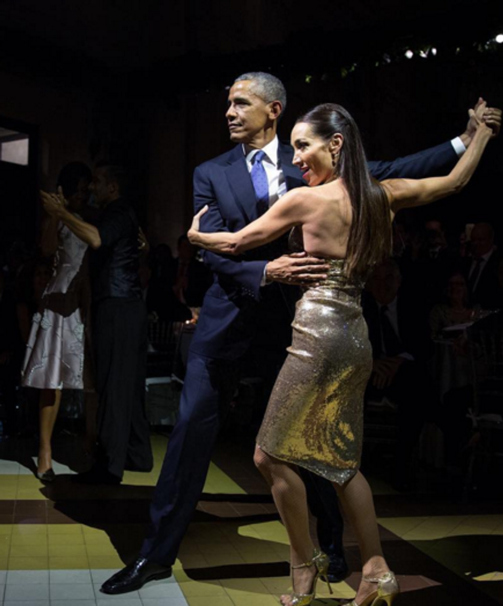Obamas Doing Spanish Sex Dances In Argentina While World Burns, Oh Great