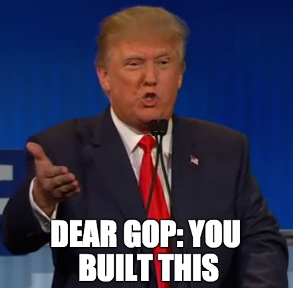 Donald Trump's Mouthbreathing Supporters Will Burn This Mofo DOWN!