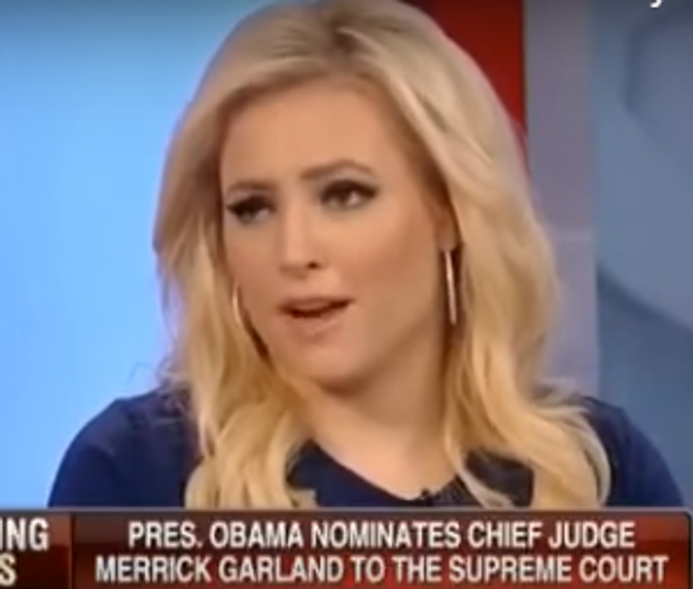 Meghan McCain Said A Mouth Fart About Obama's SCOTUS Nomination