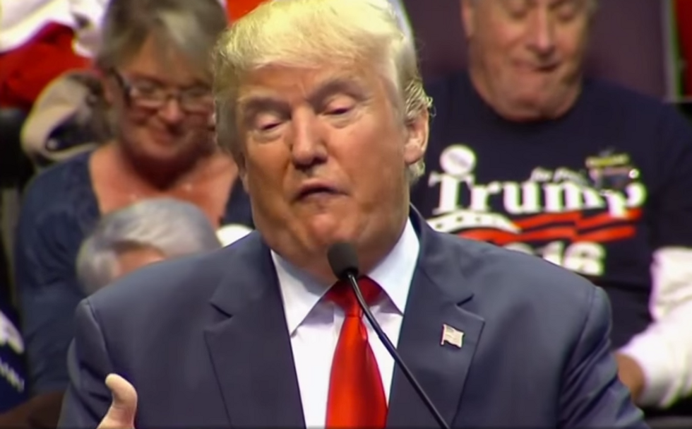 Another Dude Gets Punched At Trump Rally Because That's What Happens Now