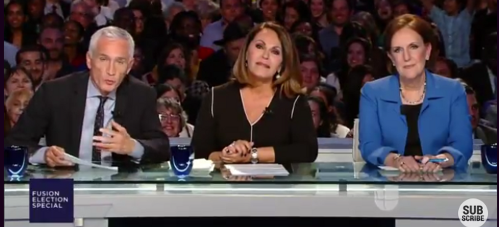 Dear Univision: Show Us On The Doll Where Hillary And Bernie Hurt You