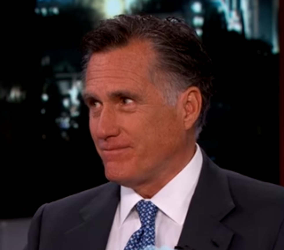 Donald Trump Would Never Disgrace Himself On TV Like Media Whore Mitt Romney