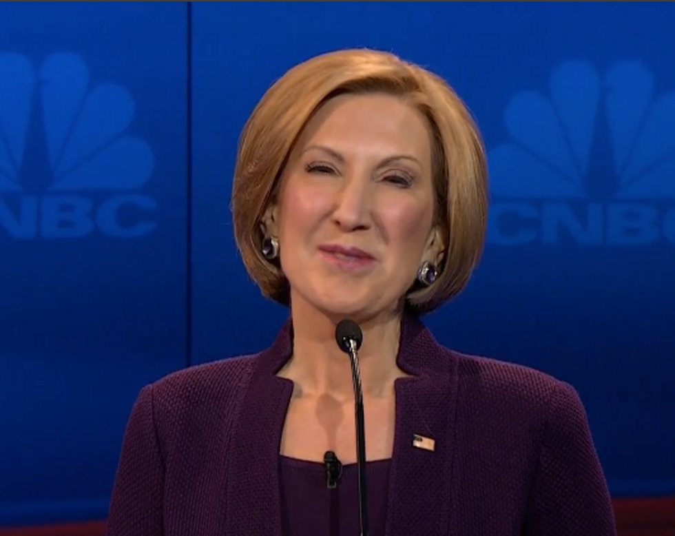 Carly Fiorina Wants To Know Why She's The Only Chick Who Gets Sexismed