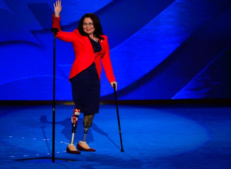 If Legless Vet Tammy Duckworth Really Loved Vets, She Would Have Given More Limbs