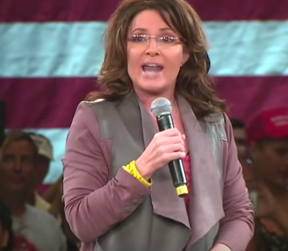 Sarah Palin Nurses Husband Back To Health By Drunk-Stumping For Trump In Florida