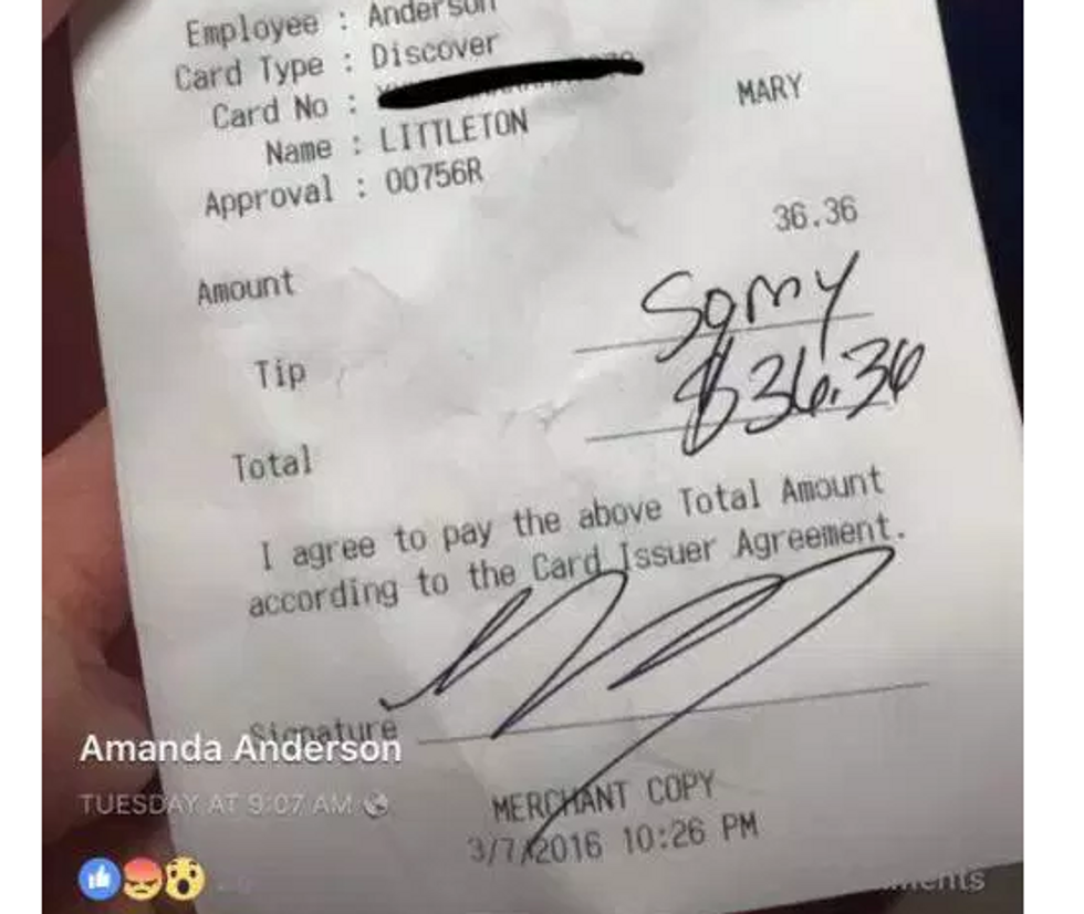 Tennessee State Reps Will Stiff You On Tips And Be Asshats About It