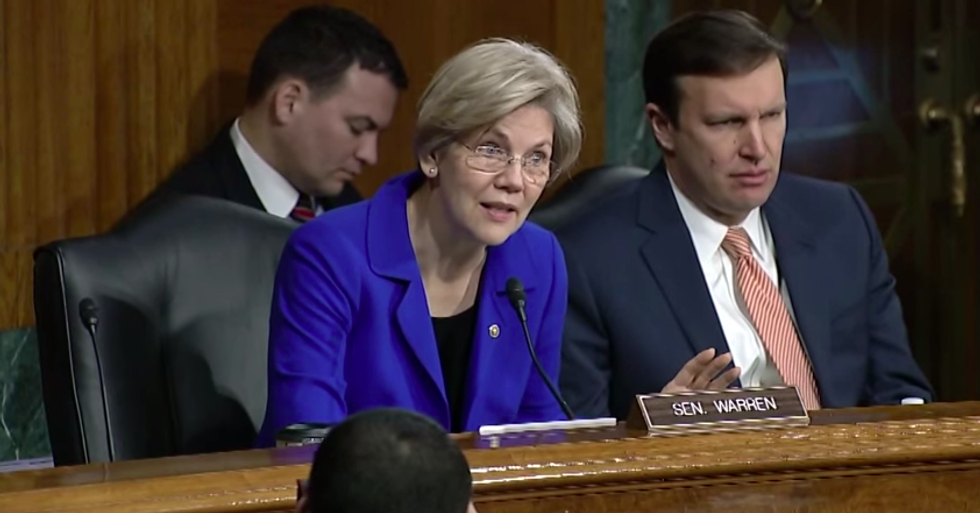 Sorry, Losers, You're Stuck With Elizabeth Warren Kicking Ass In The Senate