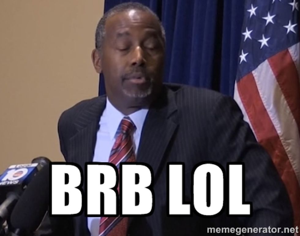 Republican Candidates Trying To Fill Ben Carson-Shaped Hole In Their Hearts