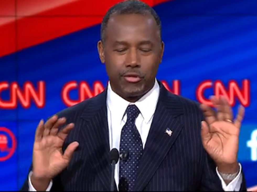 By The Time You Finish This Post, Ben Carson Will Be Done Blinking His Eyes