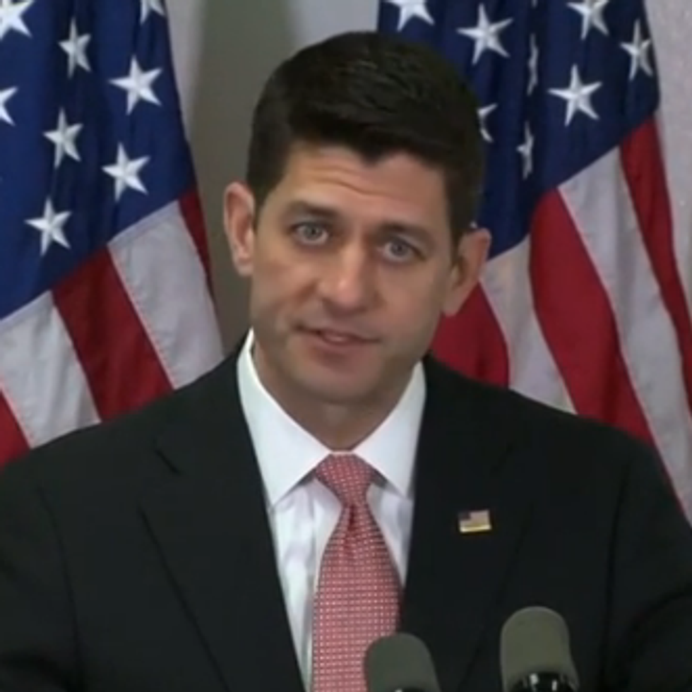 Speaker Paul Ryan Will Swat Donald Trump On His Bottom For Being Naughty Racist