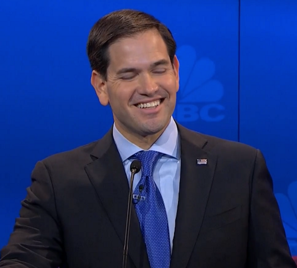 Marco Rubio: Shame About Terrorist Attacks In Paris, At Least It's Good News For Me!