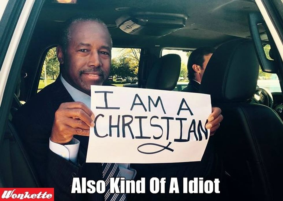 Ben Carson Insists He Really Was A Teen Thug, Stabs CNN Reporter To Prove It