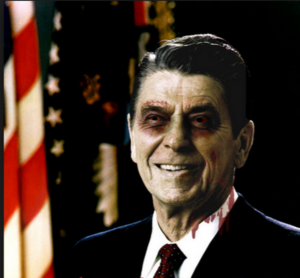 Zombie Ronald Reagan Tells Republicans To Do Their Job