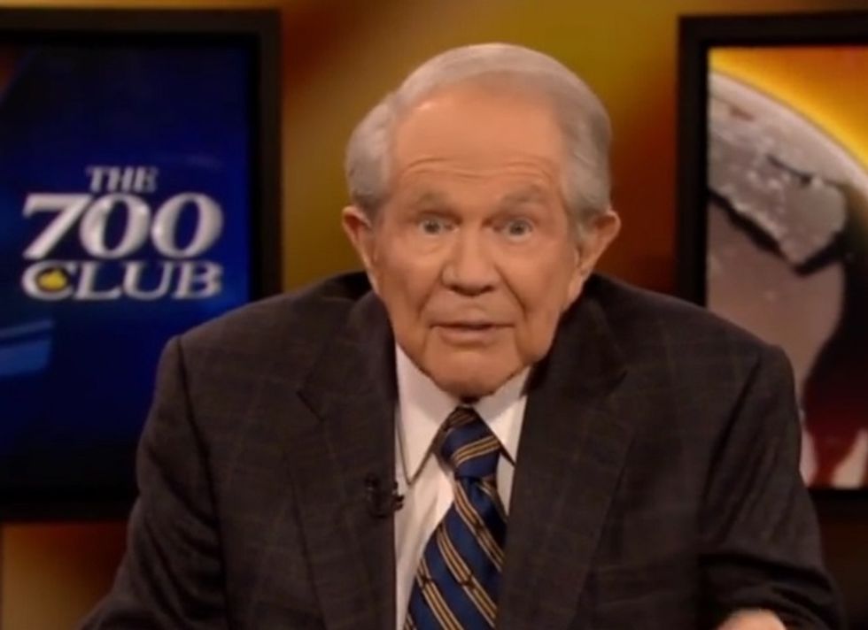Pat Robertson Can Heal You And Drive Out Demons -- Even On Tape!