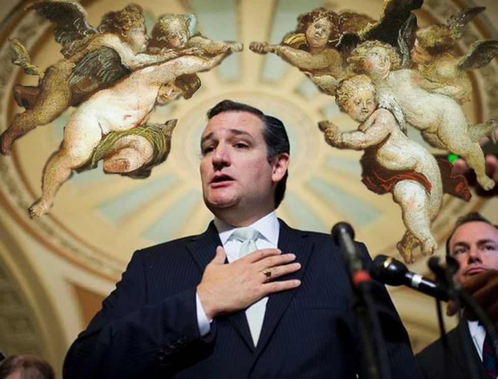 Sounds Like Ted Cruz Owes Jesus Some Money