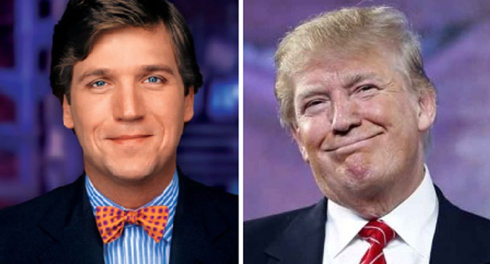 Donald Trump Knows Who Gets Yooge, Classy Pussy, Tucker Carlson, And It Is Donald Trump